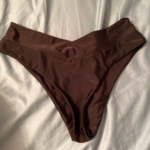 SHEIN cross cross bikini bottoms